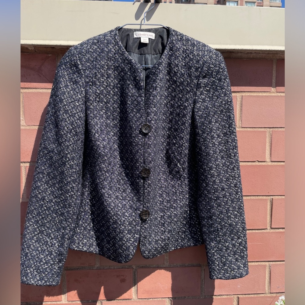Coldwater Creek Classic Tweed Jacket - Sophisticated and Timeless